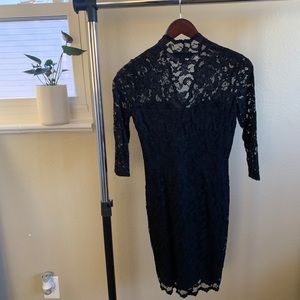 Karen Kane black lace dress